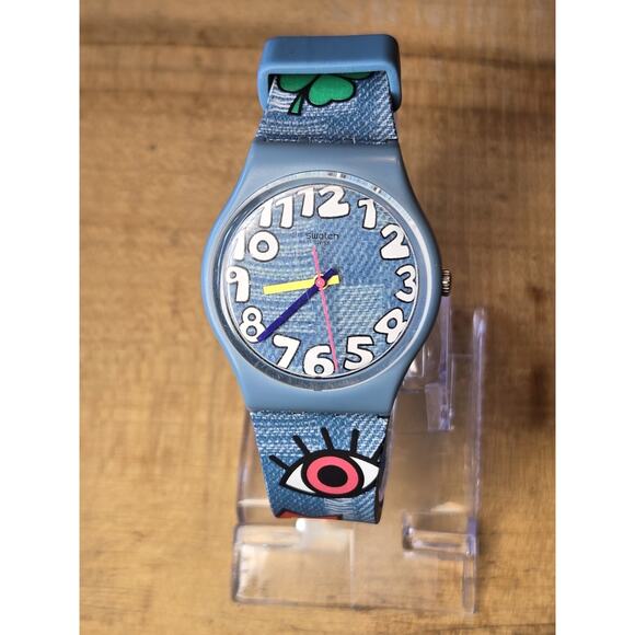 SWATCH Gent 2018 -GS155 - Tacoon Watch. New Battery. Excellent Condition - Picture 6 of 10